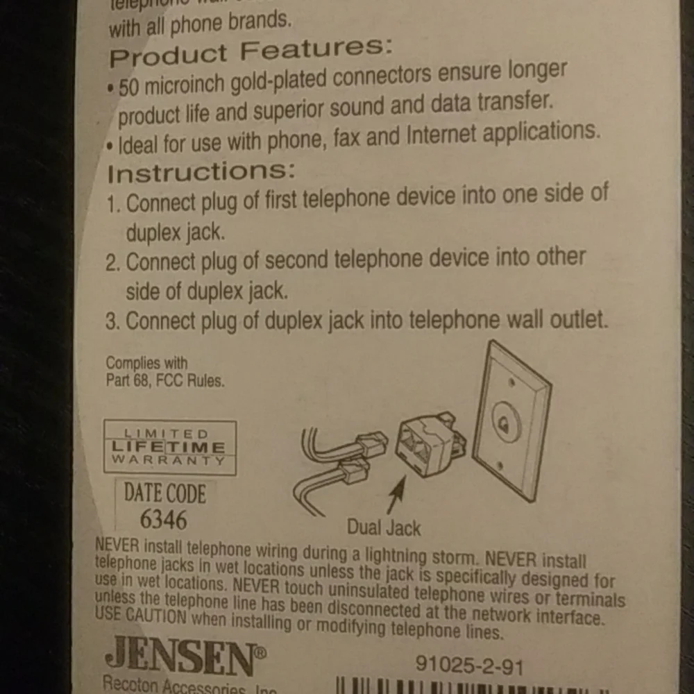 DUPLEX JACK